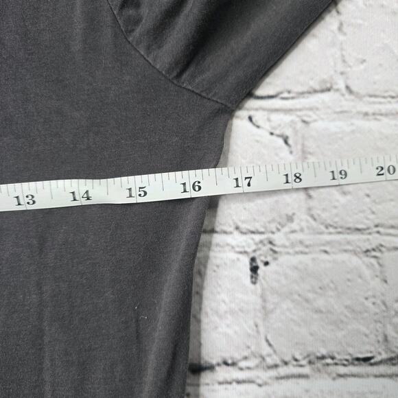 Patagonia Organic Cotton Blend Gray Cowl Neck Long Sleeve Tunic Top Size Medium - Picture 9 of 11